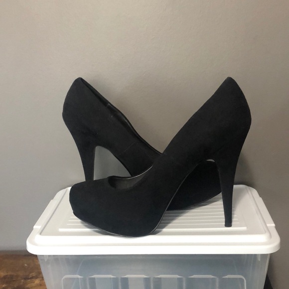 Lovely People platform stiletto suede high heels - Picture 2 of 10